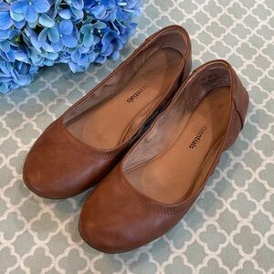 Amazon Essentials Cognac Tan Flats 8.5